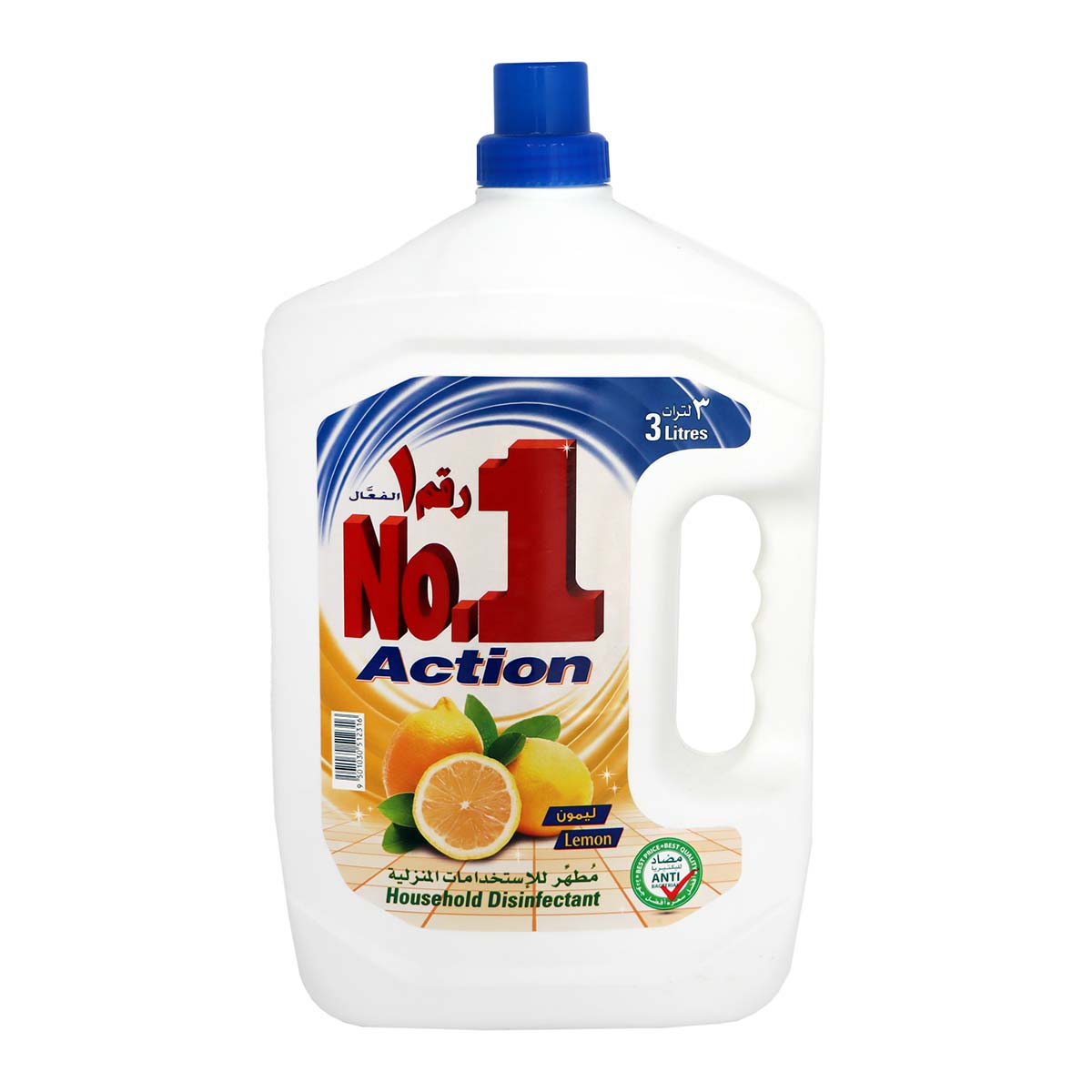 No 1 Action Disinfectant Lemon 3L