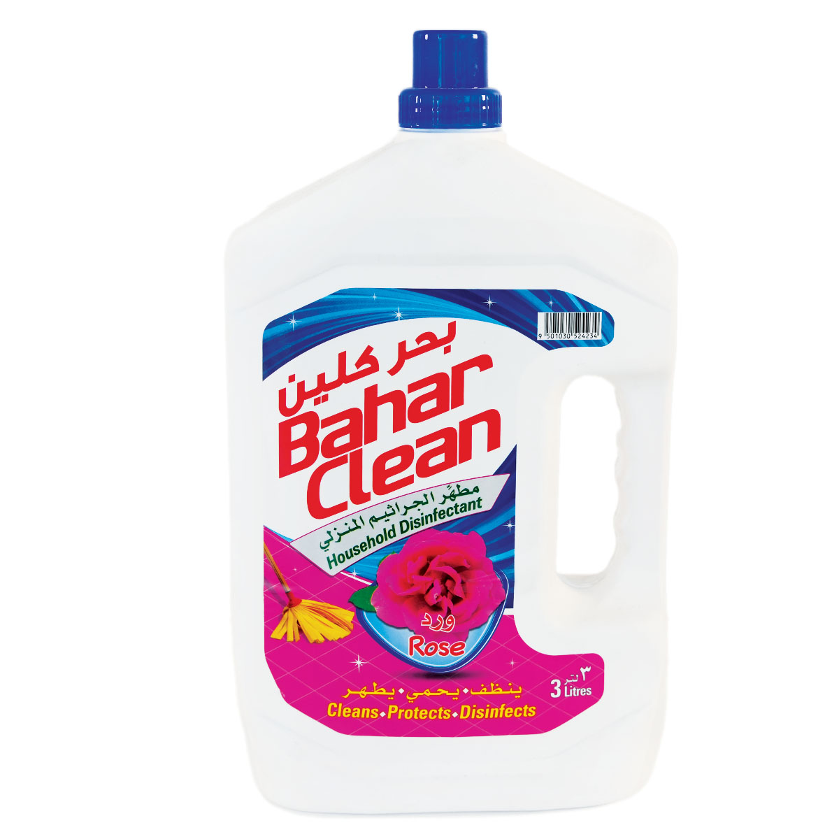 Bahar Clean Disinfct Rose 3L
