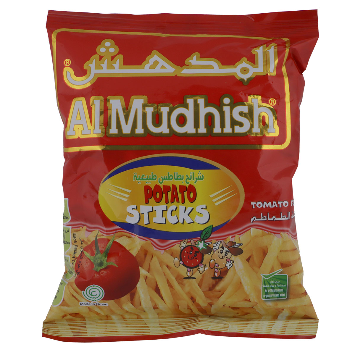 المدهش أصابع بطاطس بنكهة الطماطم 20 جم