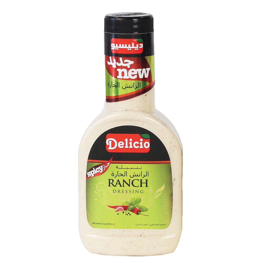 Delicio Spicy Ranch Dressing 267ml