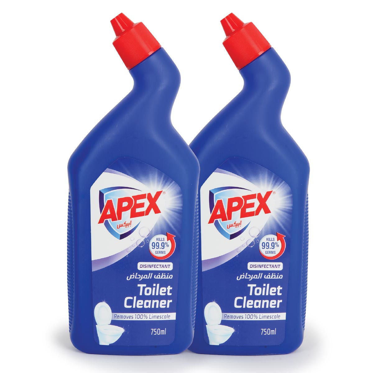 منظف المراحيض Apex 2 × 750 مل