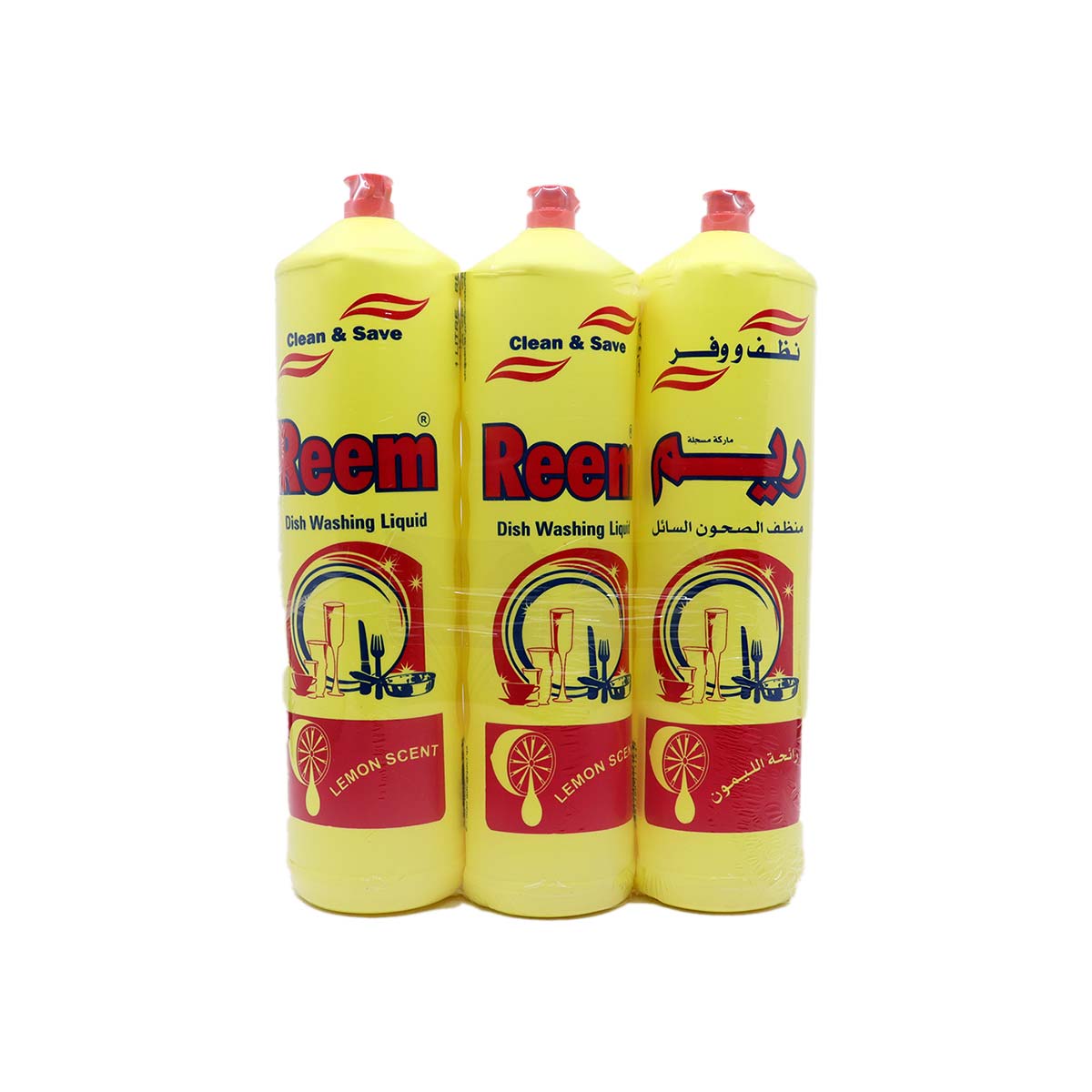 سائل غسيل الأطباق ريم، 3 × 1 لتر