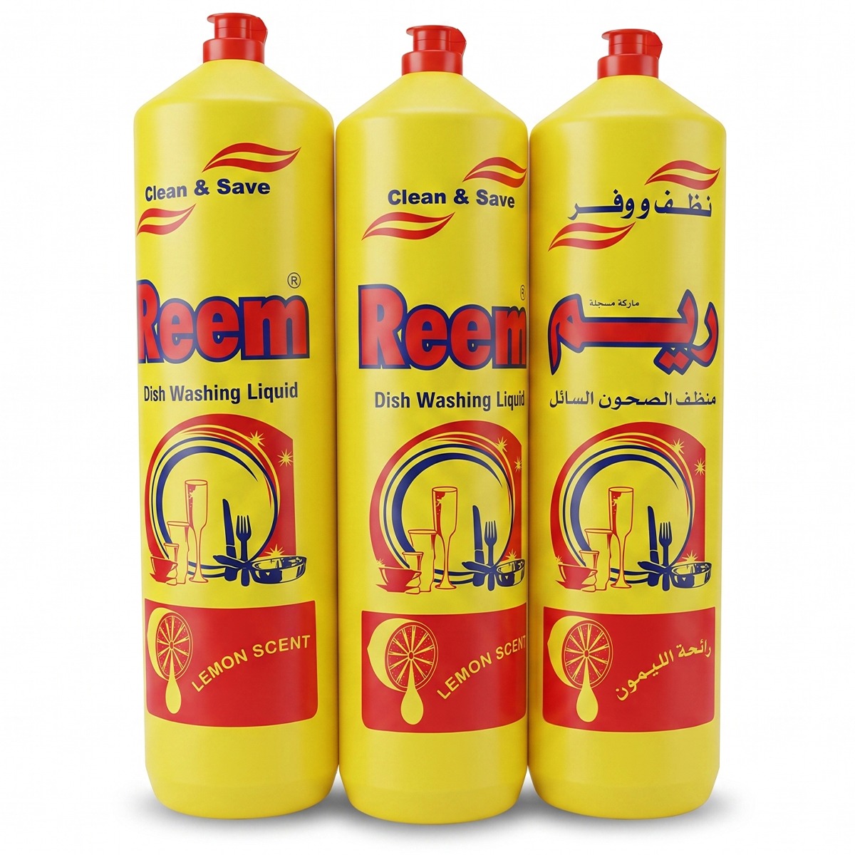 Reem Dish Wash Liquid 3 x 1L