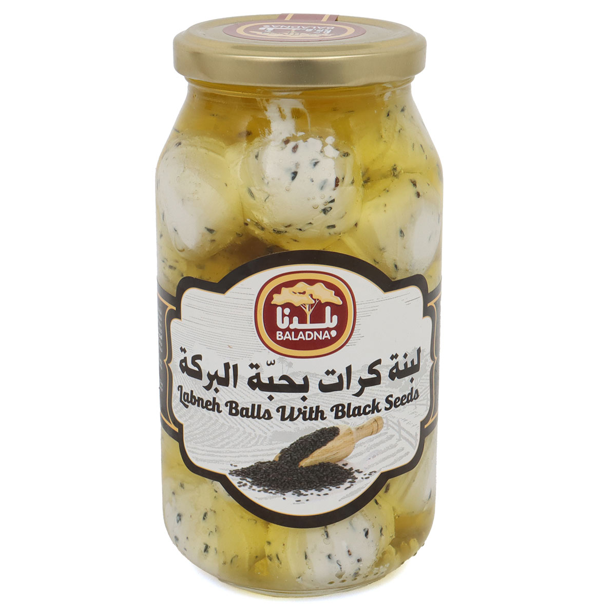 بلدنا لبنة بالحبة السوداء 480 غرام | ألبان - بيض وجبن | لبنة