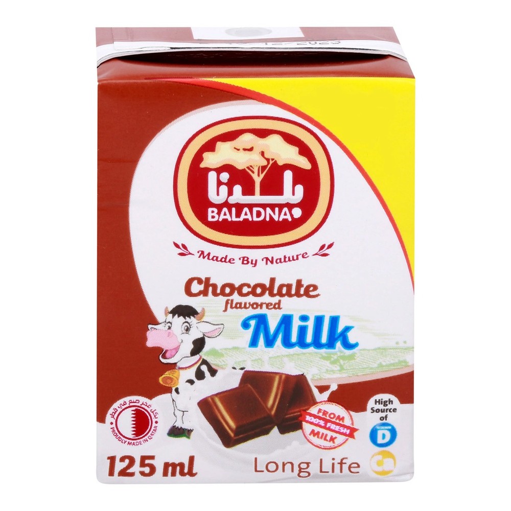 Baladna Long Life Chocolate Flavored Milk 125ml