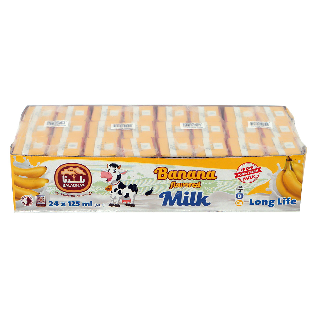 Baladna Long Life Banana Milk 6x125ml