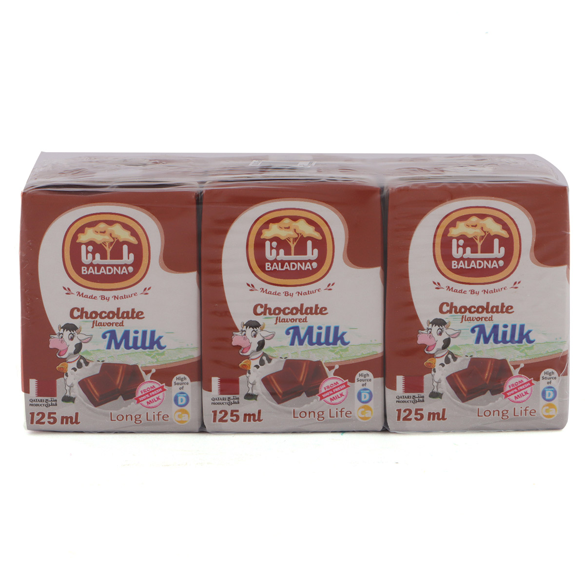 Baladna Chocolate Flavoured Milk 6x125ml