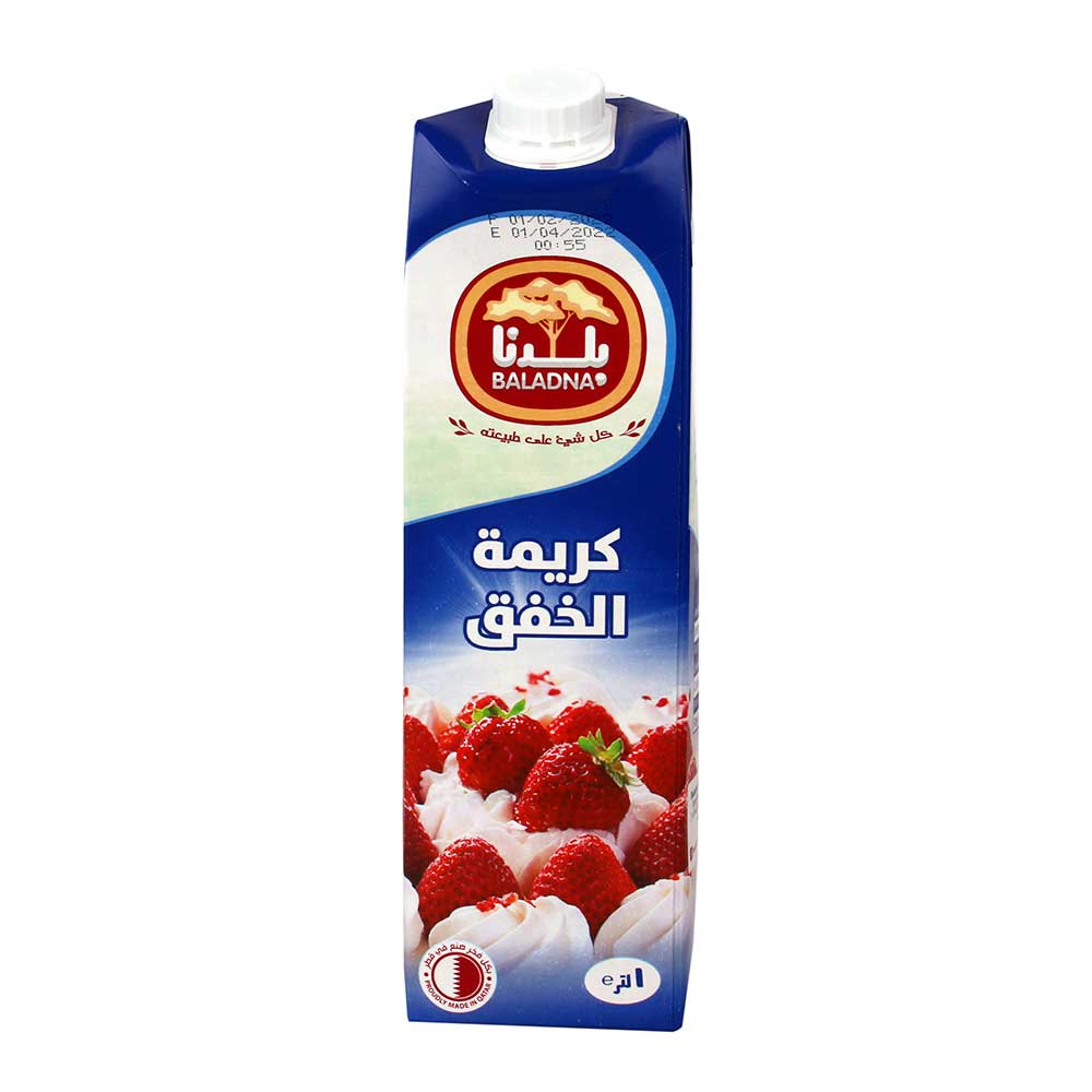 Baladna Long Life Whipping Cream 1L