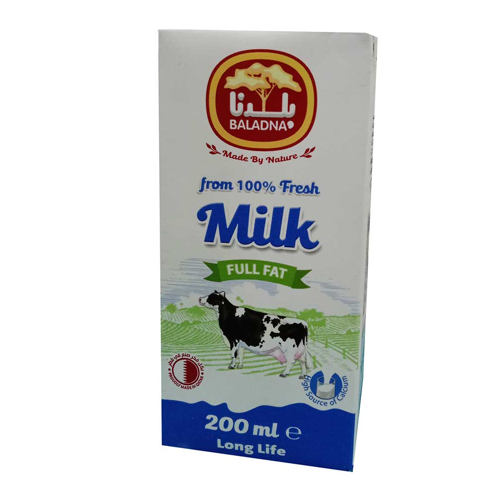 Baladna Long Life Full Fat Milk 200ml