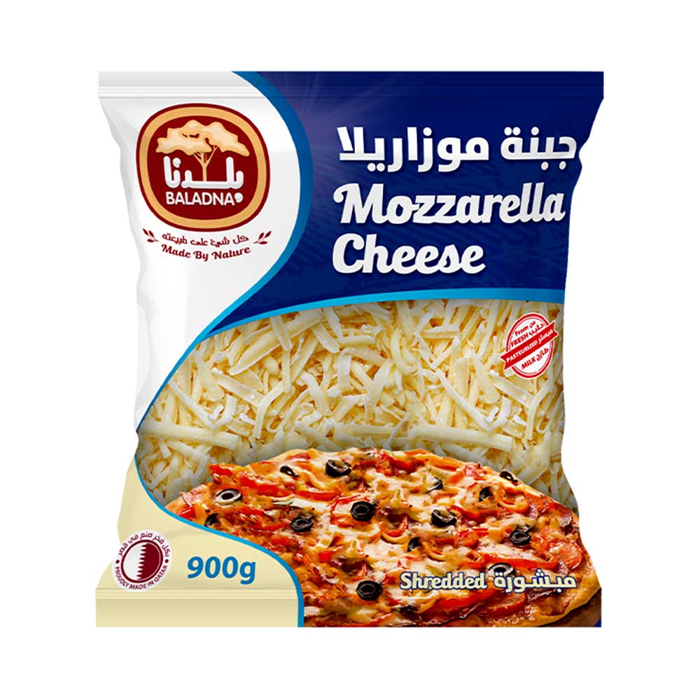 بلدنا جبنة موزاريلا مبشورة 900 جرام