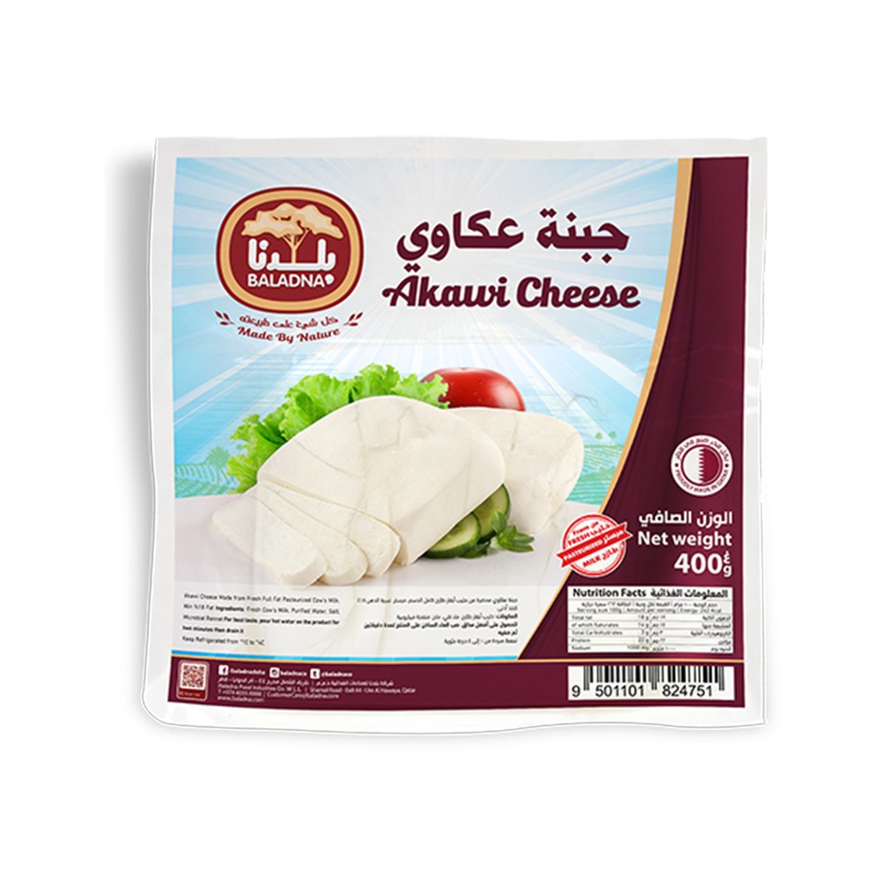 Baladna Akawi Cow & Goat Cheese 400g
