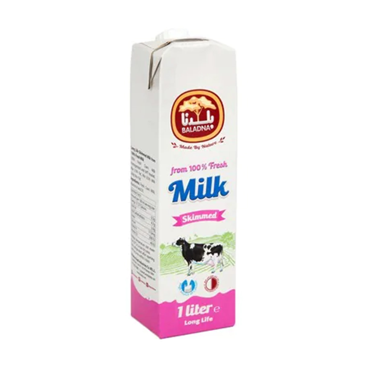 Baladna UHT Skimmed Milk 4x1L