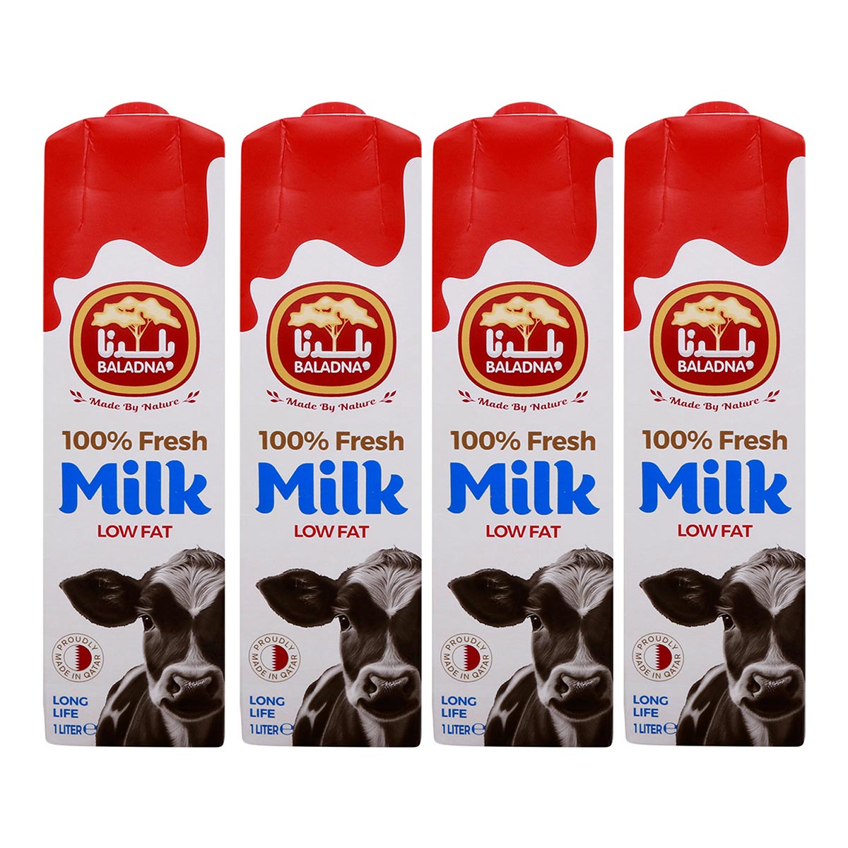 Baladna Long Life Low Fat Milk 4X1L