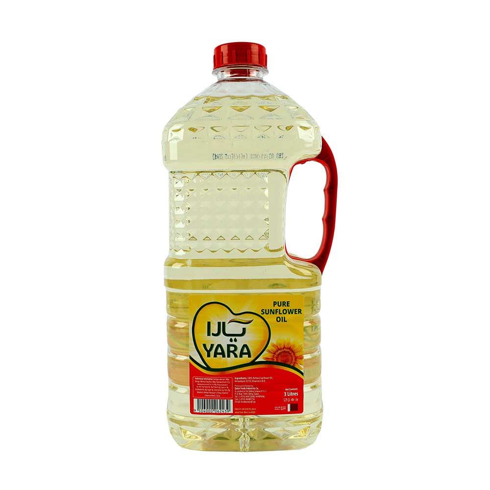 زيت دوار الشمس النقي يارا 3 لتر للطهي