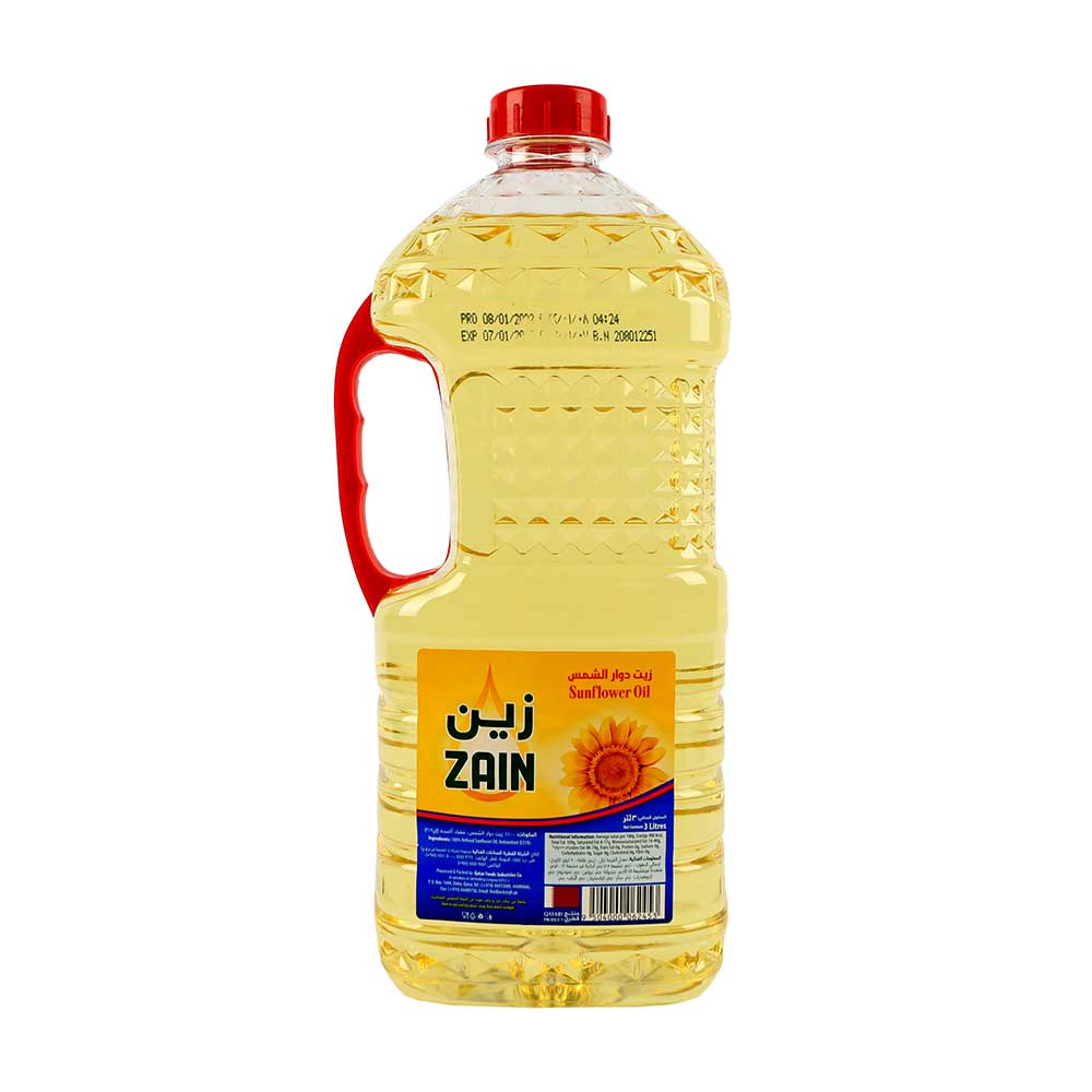 Zain 3L Pure Sunflower Oil