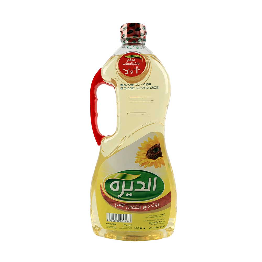 زيت دوار الشمس النقي للطهي من أديرا، 1.8 لتر