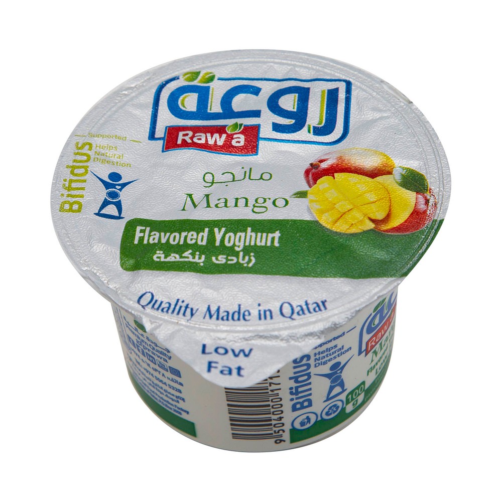 Rawa Low Fat  Mango Flavored Yoghurt 100g