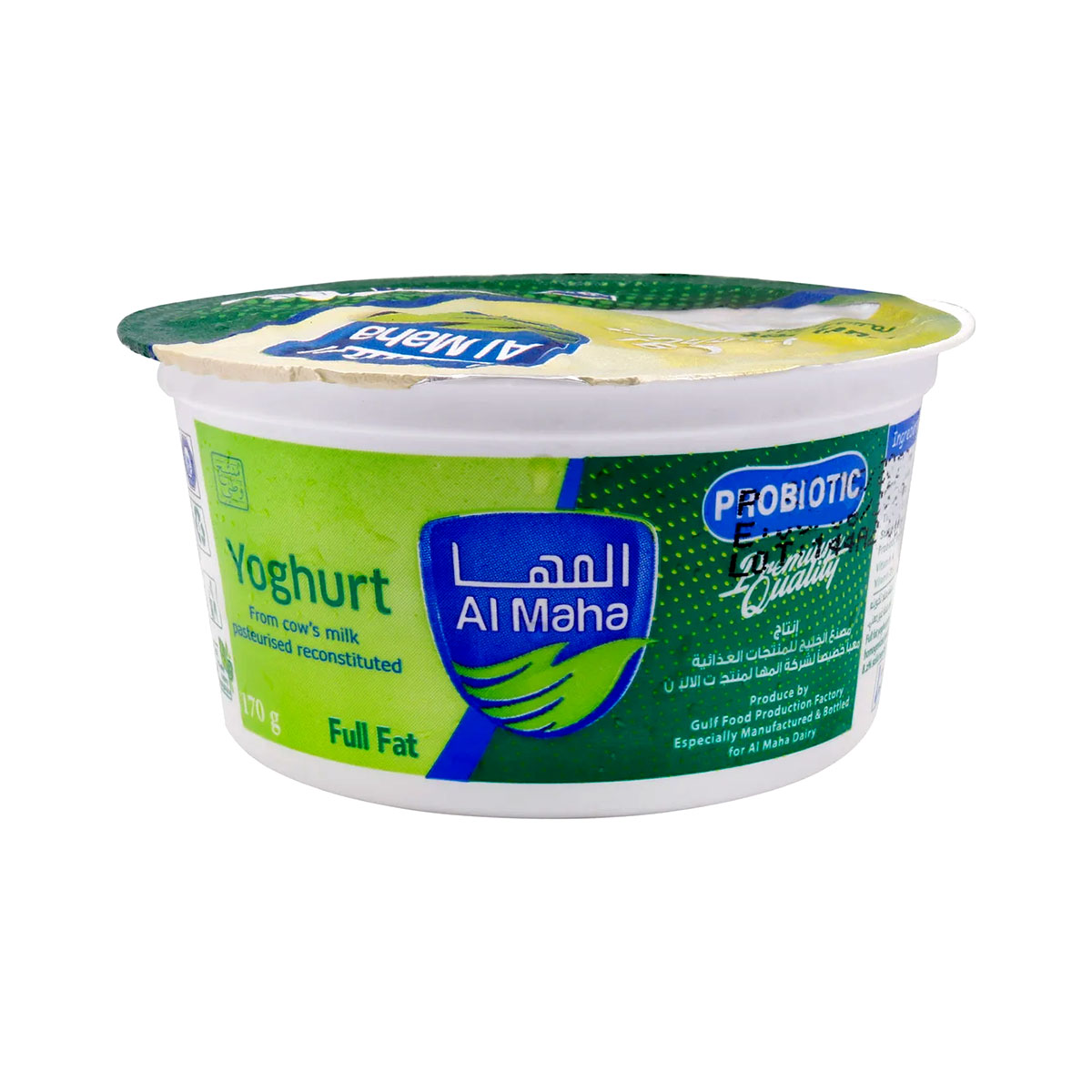زبادي المها كامل الدسم طازج 170 غرام
