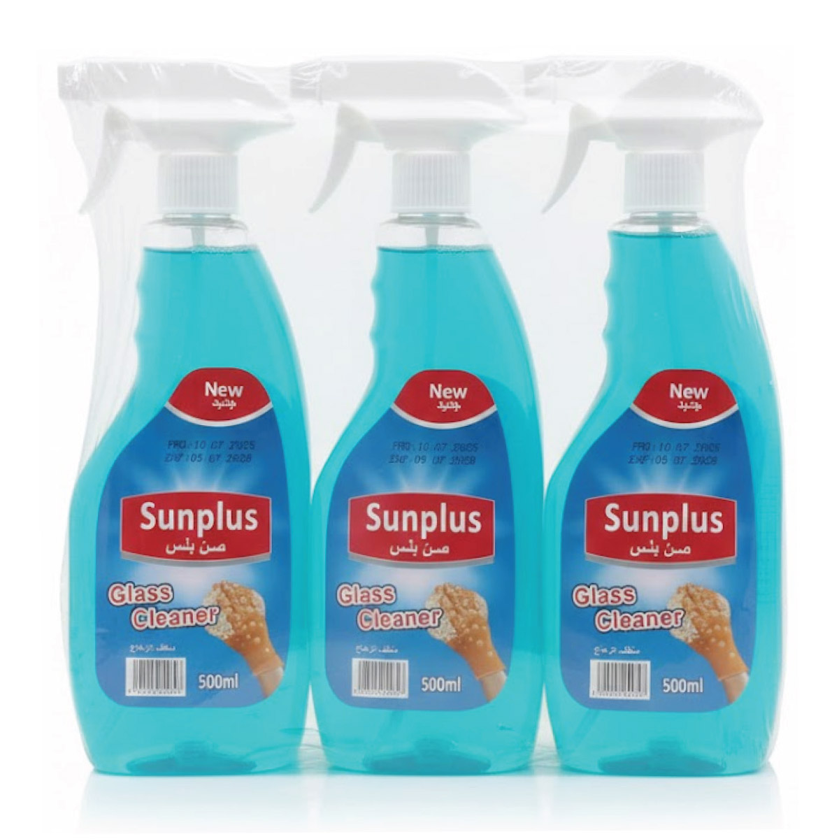 Sunplus Glass Cleaner 3x500ml
