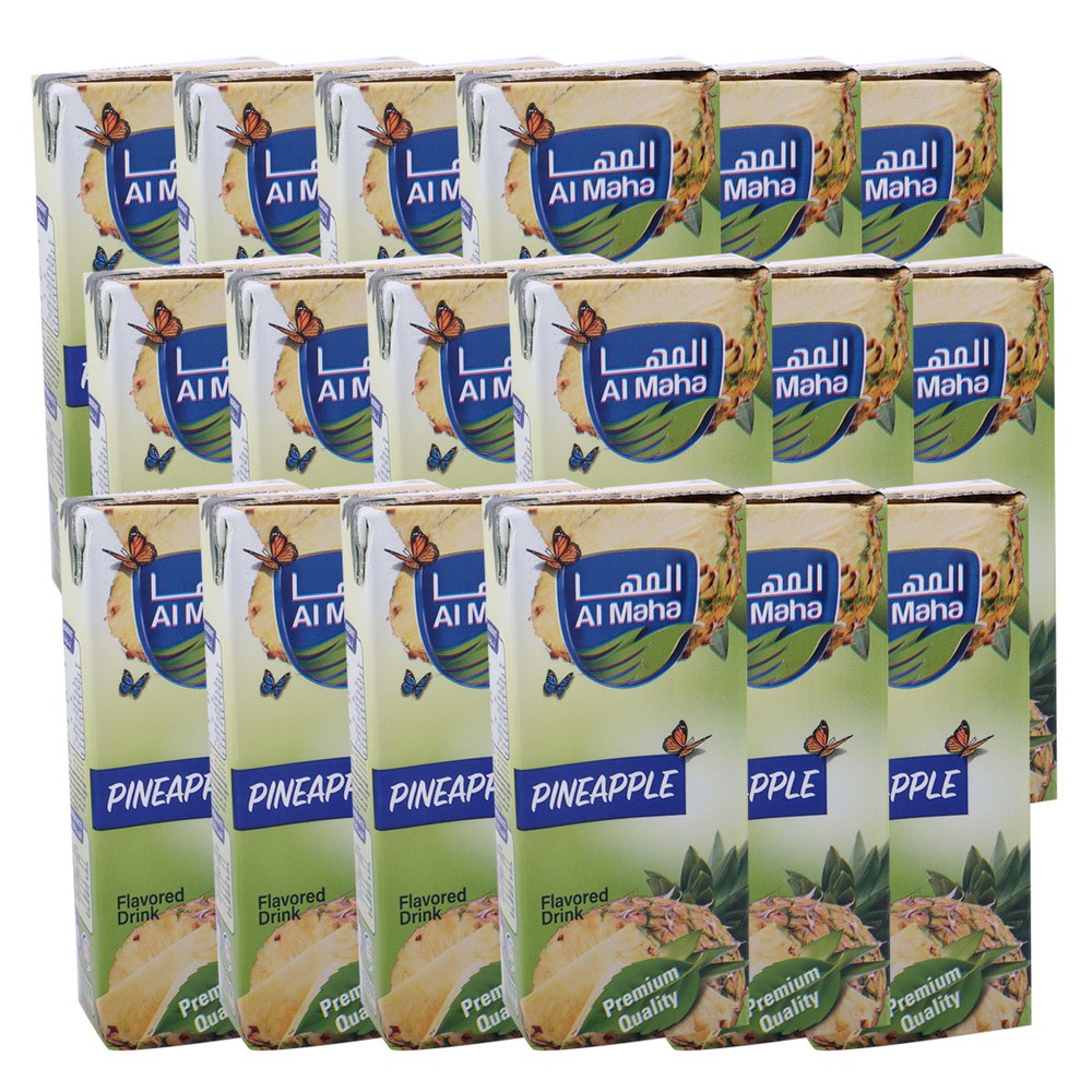 مشروب المها الأناناس 18 × 200 مل | المشروبات | عصائر | عصائر طويلة الأمد مشروب المها الأناناس 18 × 200 مل | المشروبات | عصائر | عصائر طويلة الأمد