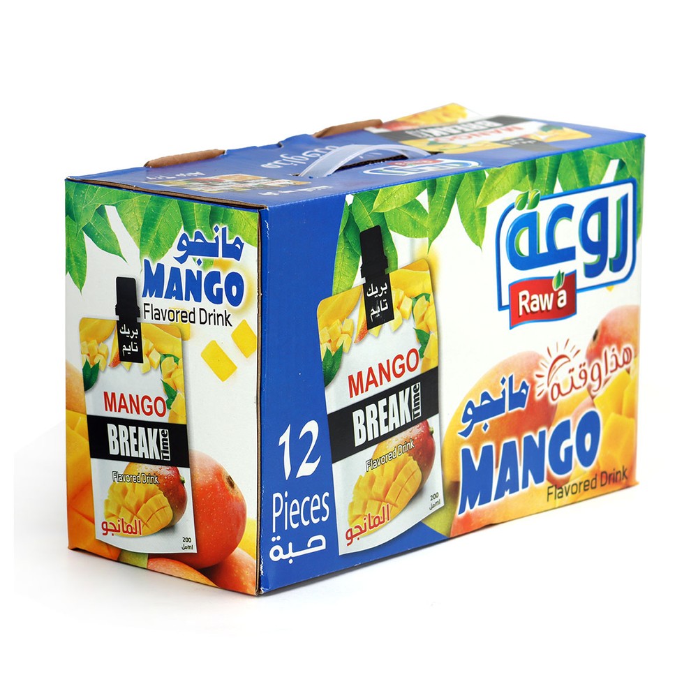 Rawa Break Time Pouch Mango Drink 12X200ml