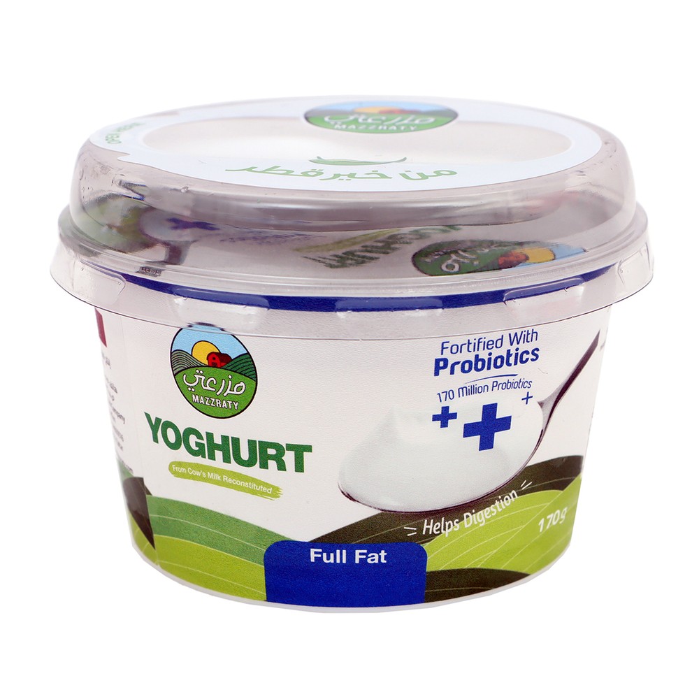 Mazzraty 170g Probiotics Full Fat Yoghurt