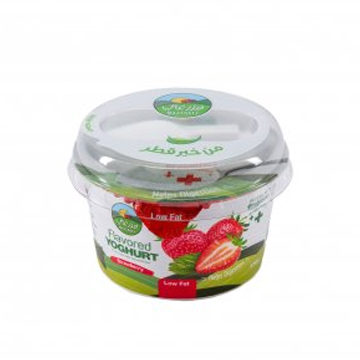Mazzraty Low Fat Strawberry Flavored Yoghurt 170g