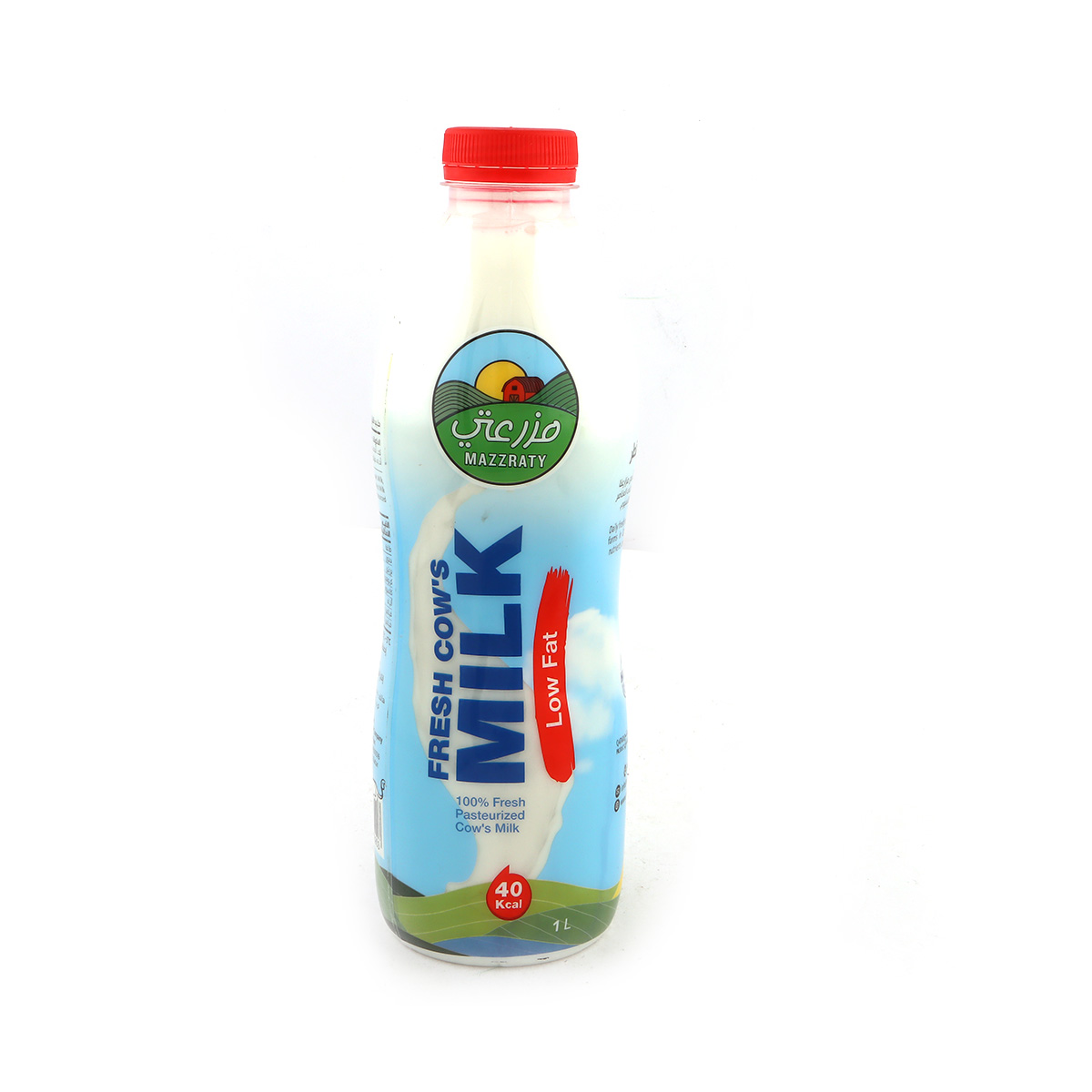 Mazzraty Fresh Cows Milk Low Fat 1L