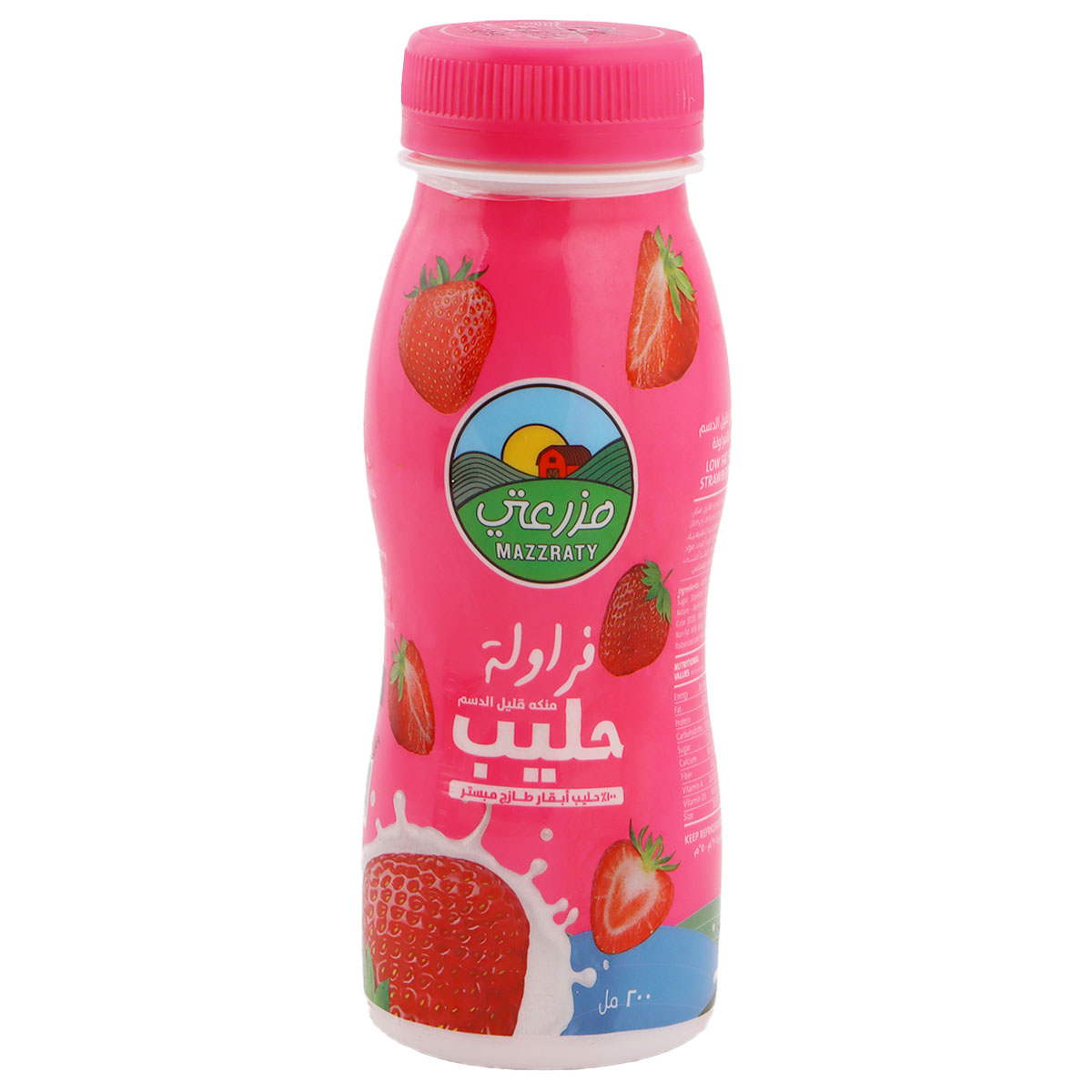 Mazzraty Strawberry Milk Low Fat 200ml