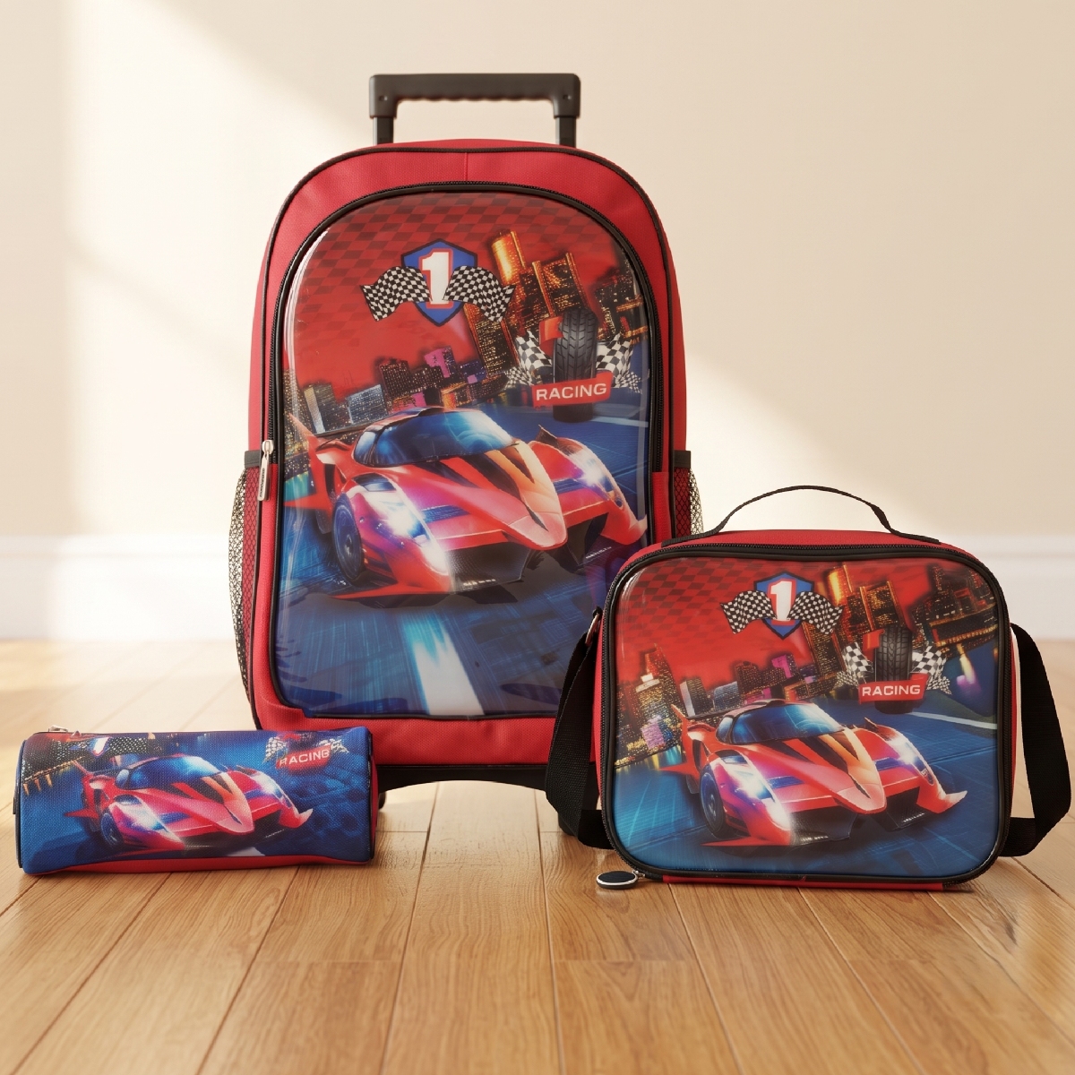 Boys 5 In 1 Trolley Bag
