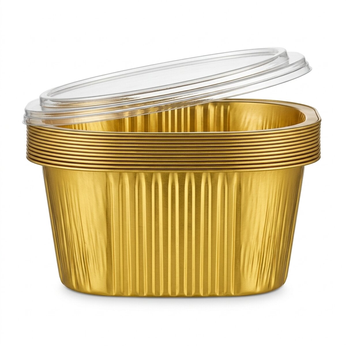 Velvet Premium Gold Aluminum Foil Tray 15 Pieces