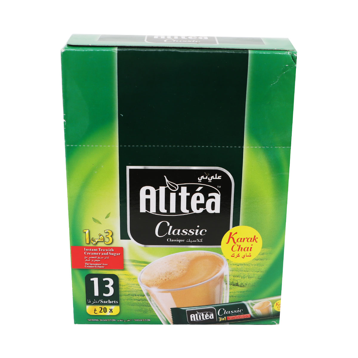 Alitea Classic Karak Chai 3 In 1 Instant Tea 13x20g
