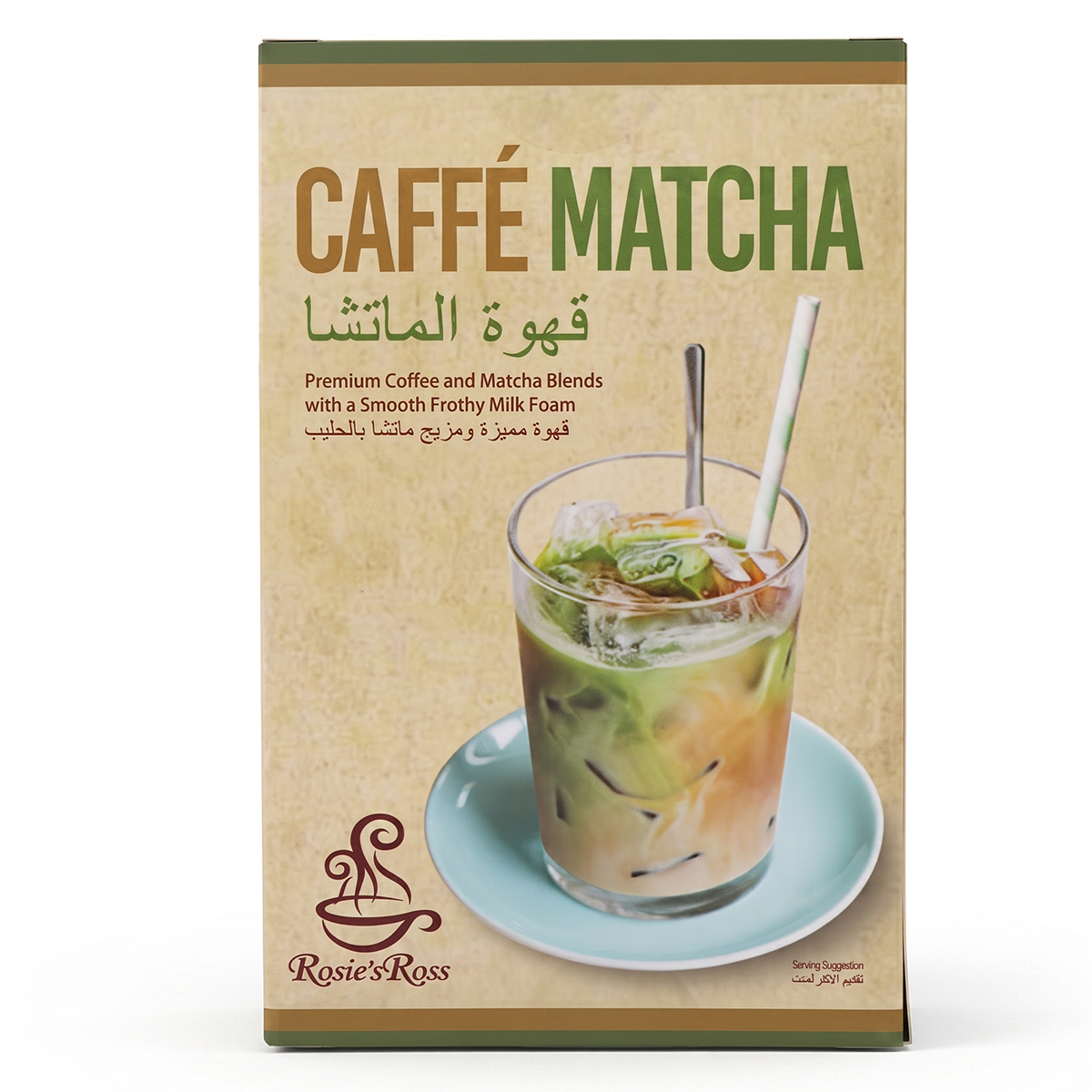 Rosie's Rose Caffe Matcha 5 x 20g