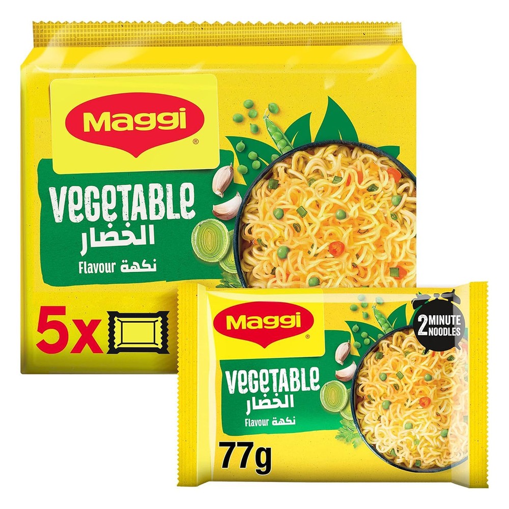 Maggi Vegetable Flavored Noodles 5x77g