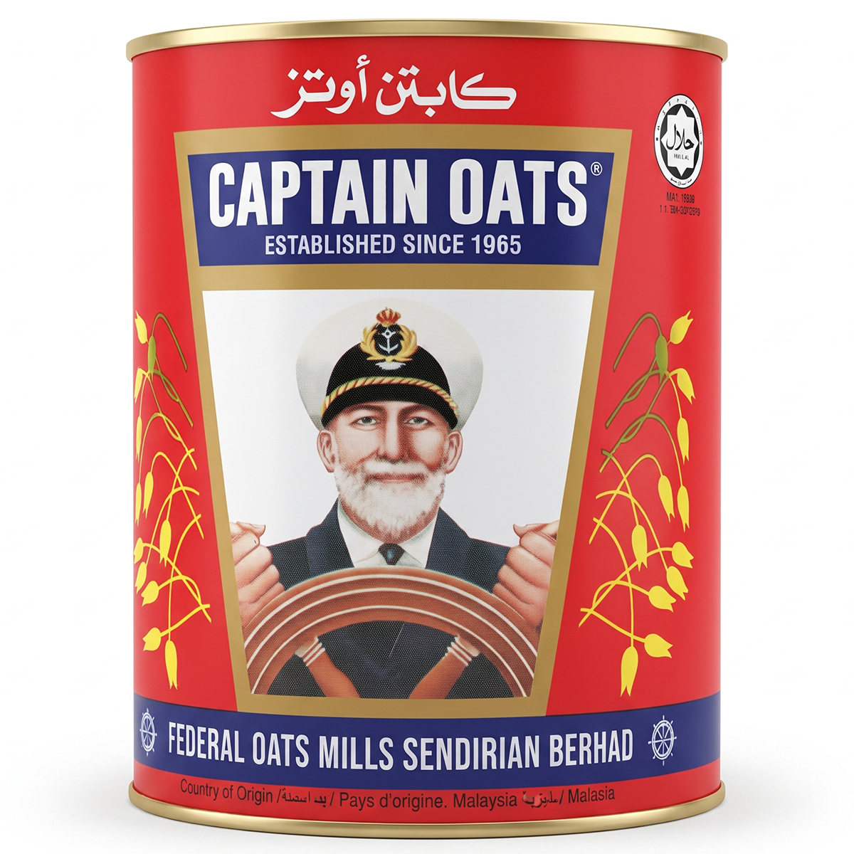 Captain Oats Tin 500Gm