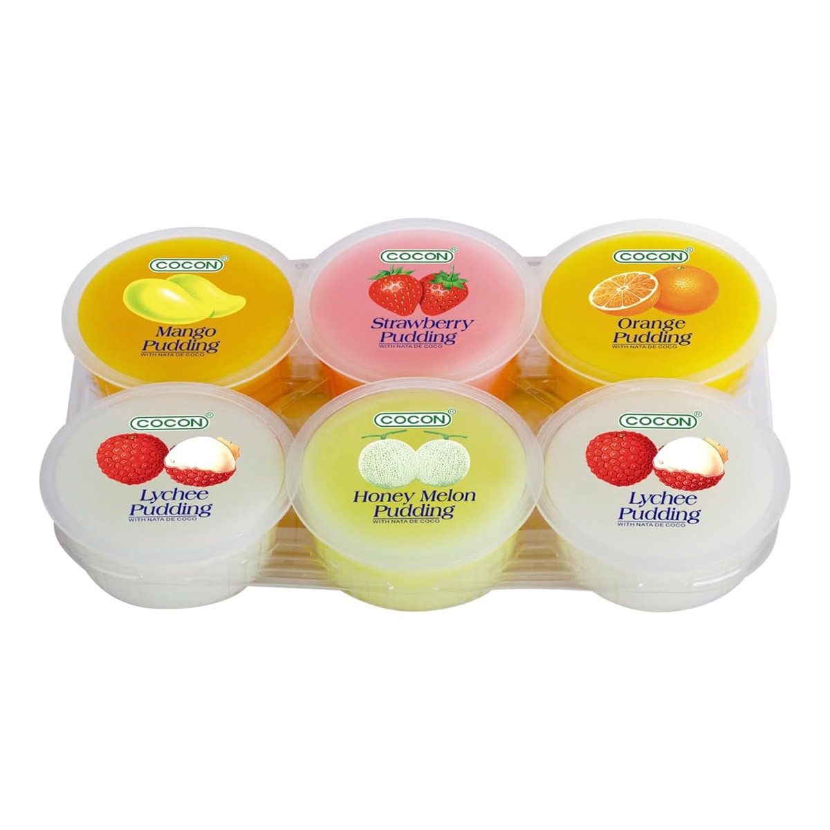 Cocon Nata Pudding Assorted 6X80g