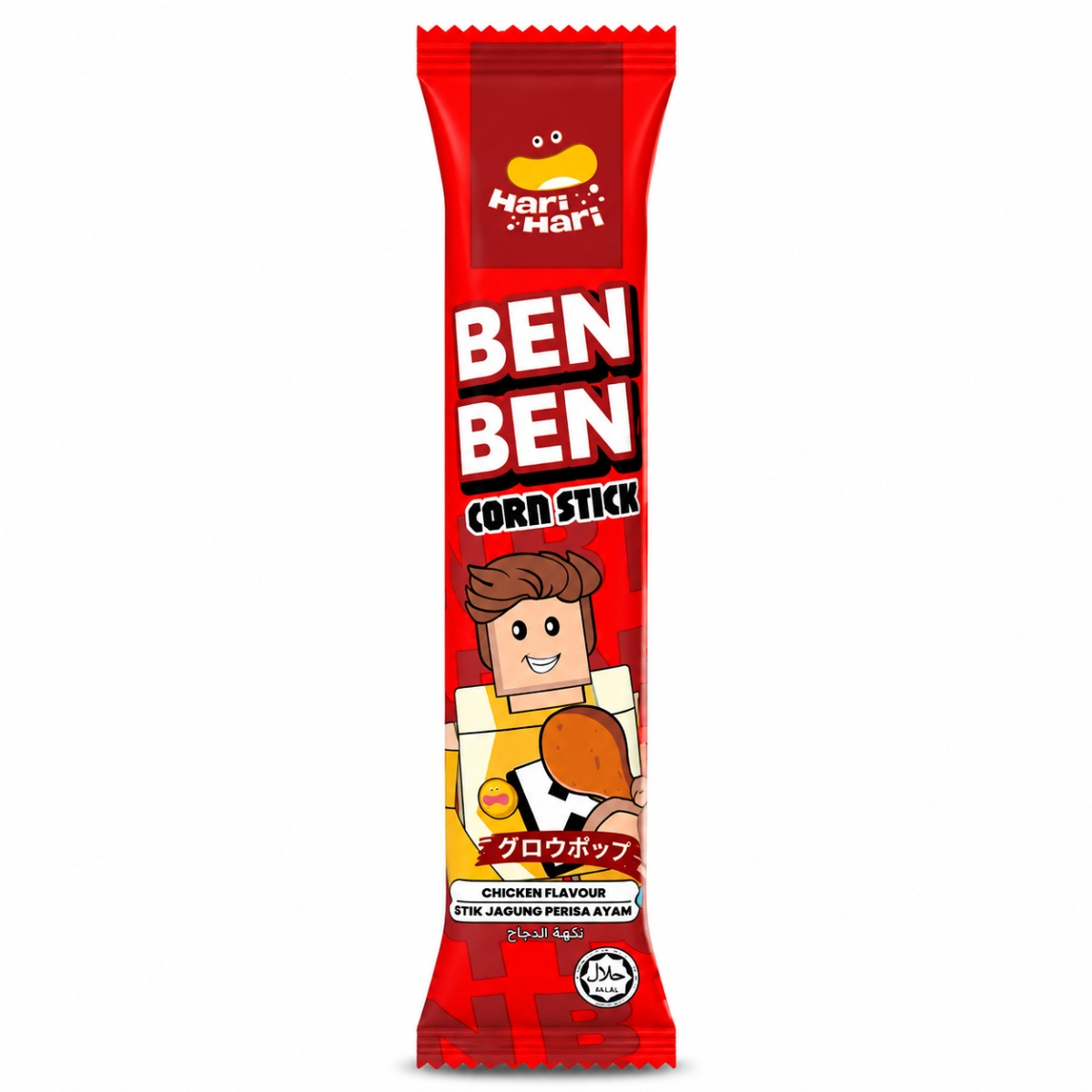 Ben Ben Corn Stick Chicken Flavour 6g