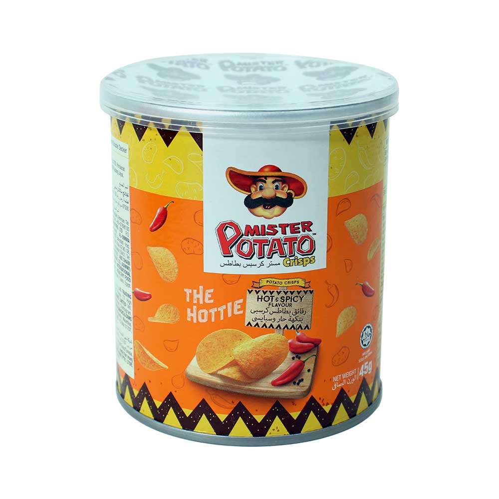 Mister Potato Crisps Hot & Spicy 45 gm