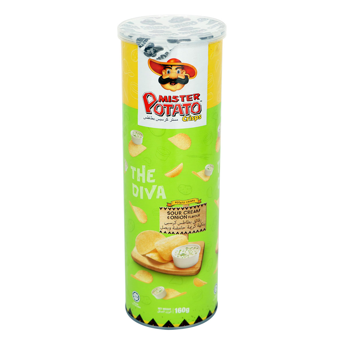 Mister Potato Crisps Sour Cream & Onion 160g