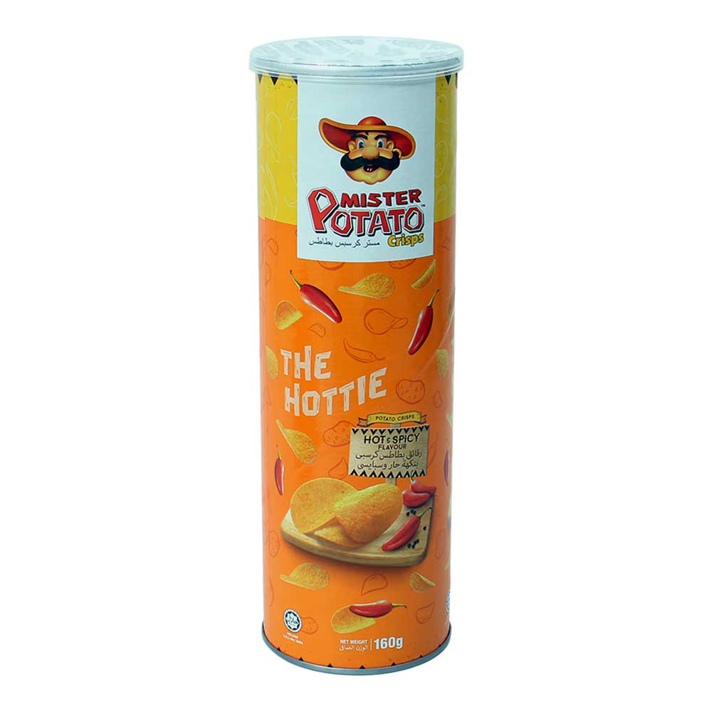 Mister Potato Crisps Hot & Spicy 160g