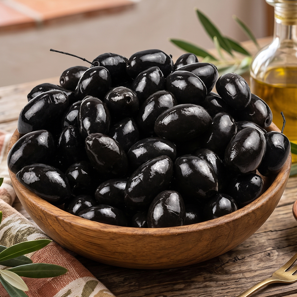 Syrian Kalamata Olives Black 500g