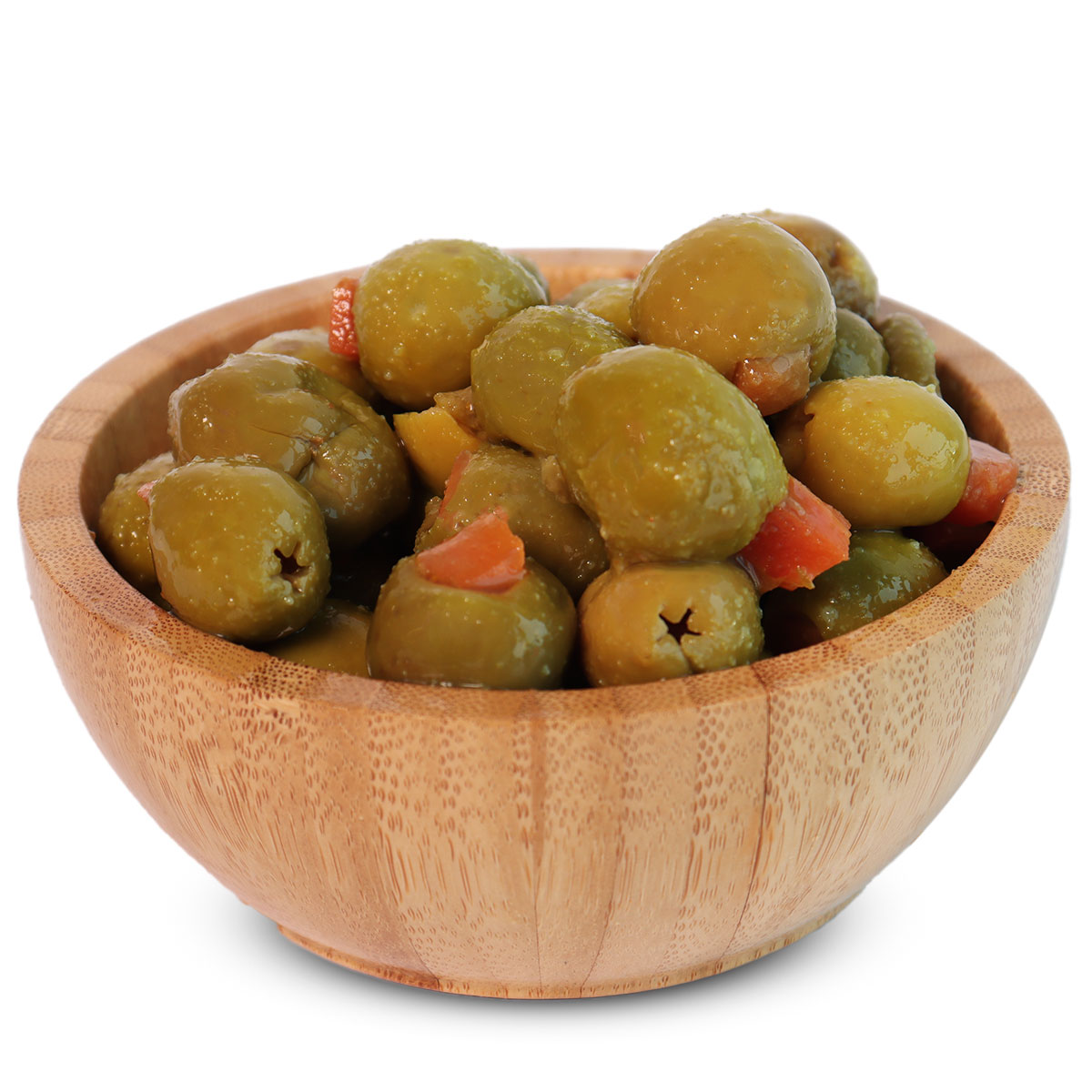 Green Olives Pitted Shatta Oil 500g