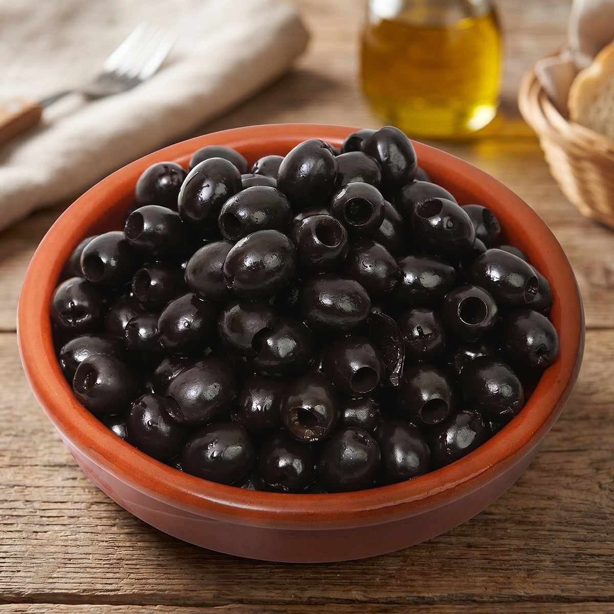 Alwady Alkaber Black Olives Pitted 500g