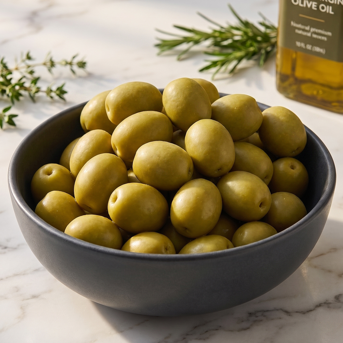 Whole Green Olives 500g