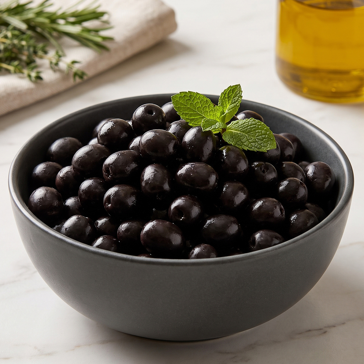 Whole Black Olives 500g