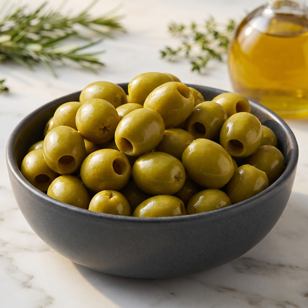 Green Pitted Olives 500g