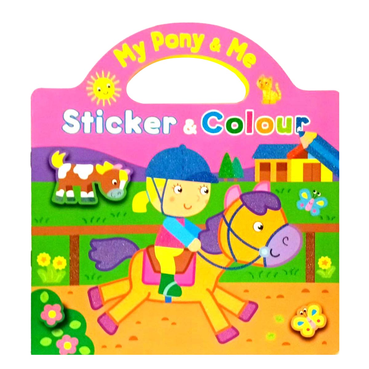 Brown Watson My Pony & Me Sticker & Colour
