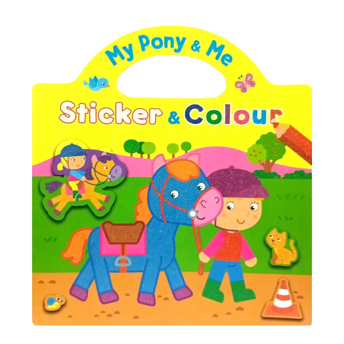 Brown Watson My Pony & Me Sticker & Colour