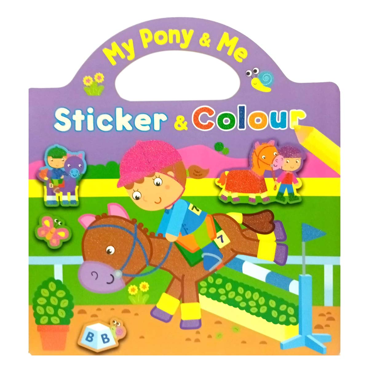 Brown Watson My Pony & Me Sticker & Colour