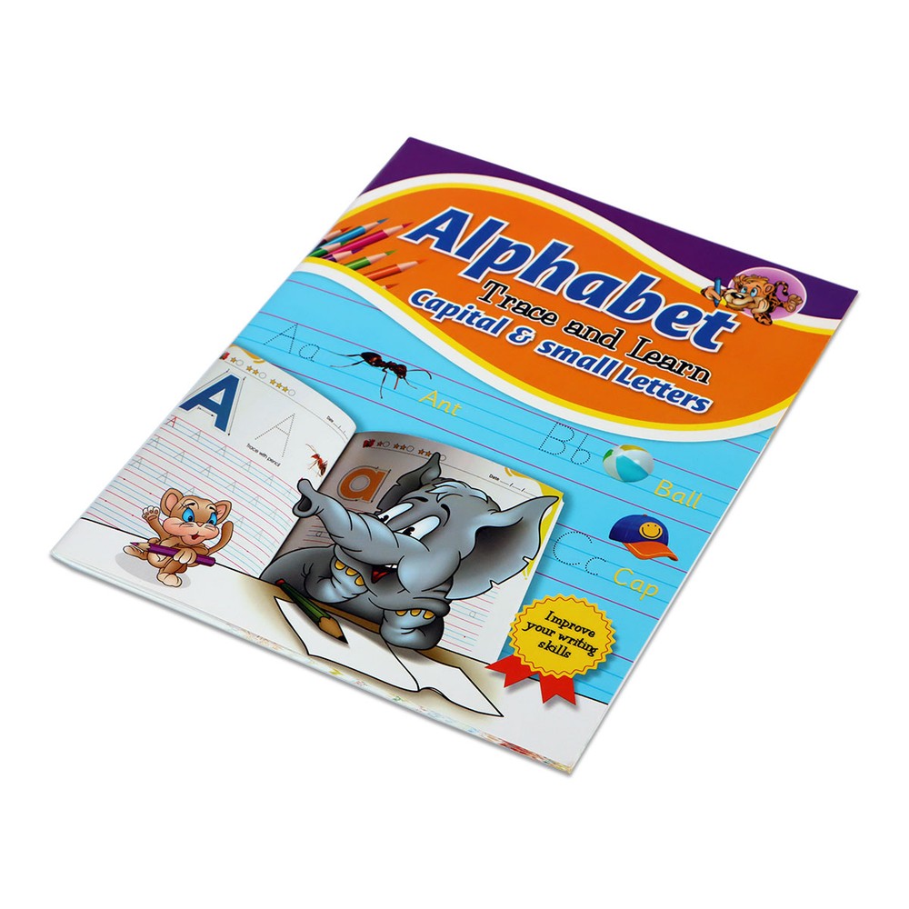 Alphabet Trace Learn Capital And Small Letters English Book